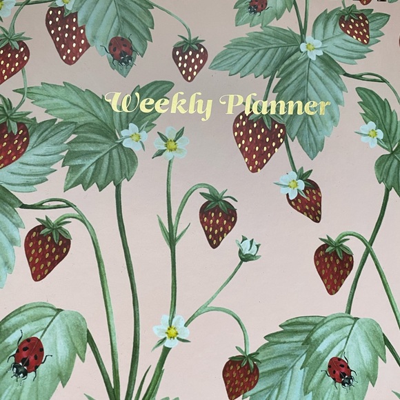 Strawberry Weekly Planner Notebook - Picture 2 of 11